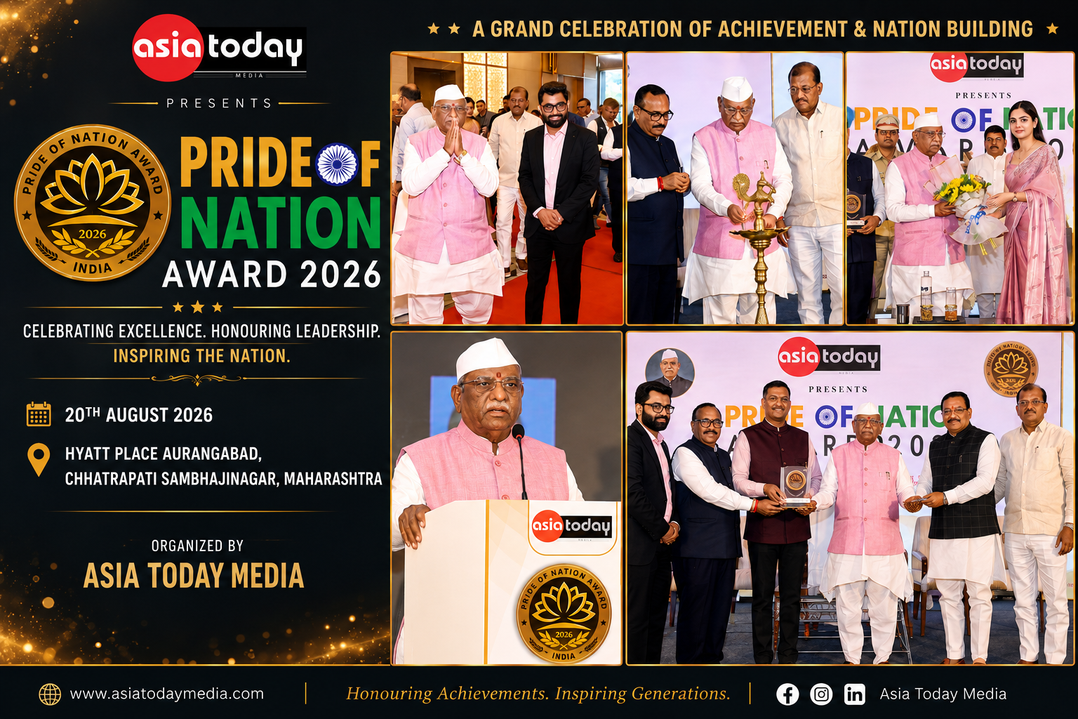 Pride of Nation Award 2026 Celebrates Excellence and Nation-Building Contributions